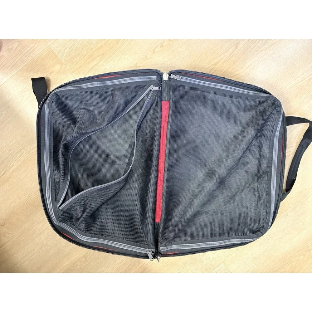 Timbuk2 Red Travel Garment Bag Carry On Suitcase Organizer Clamshell Zip 19